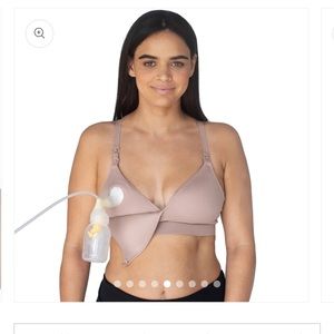 Kindred Bravely Minimalist Hands-Free Pumping & Nursing Plunge Bra